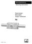 Montageanleitung Mounting instructions. Drehmoment Messwellen Torque Transducer. A0199-4.1 de/en