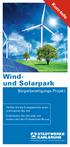 Solarpark. Kurz-Info. Bürgerbeteiligungs-Projekt