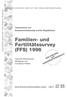 Familien- und Fertilitätssurvey (FFS) 1996