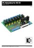 PC-Relaiskarte K8 IO. Best.Nr. 710 722 V 1.3. Pollin Electronic GmbH Tel. (08403) 920-920 www.pollin.de. Stand 15.12.2008, online, #all, hka