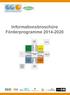 Informationsbroschüre Förderprogramme 2014-2020