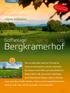 Bergkramerhof. Golfanlage. Alpen inklusive. Deutschland