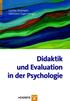 Didaktik und Evaluation in der Psychologie