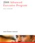 2008 Advanced Executive Program. Februar November 2008