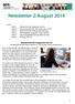 Newsletter 2/August 2014