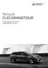 Renault CLIO GRANDTOUR. Preise gültig ab 02.01.2016 Datenstand 01.02.2016