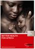 Better Health for Africa