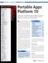 Portable Apps. Platform 10. Die portable Apps Platform 10.0.1. Das ist neu. Inhalt. Auf DVD