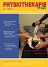 Fachzeitschrift für Physiotherapie, Orthopädie und Sportmedizin