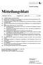 Mitteilungsblatt. Studienjahr 2000/2001 Ausgegeben am 1. August 2001 20. Stück