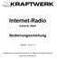 Internet-Radio. Artikel-Nr. 99040. Bedienungsanleitung. 2009/2/2 Version 1.9