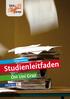 Allgemeiner. Studienleitfaden. ÖH Uni Graz 2012/2013