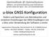 u-blox GNSS Konfiguration