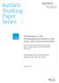Working Paper Series des Rates für Sozial- und Wirtschaftsdaten (RatSWD)
