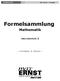 MATHEMATIK F 1 MEG Sek II > Formeln. Formelsammlung. Mathematik. Sekundarstufe II. --- Grundlagen & Analysis ---