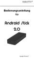 Bedienungsanleitung für. Android Stick 2.0