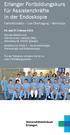 Erlanger Fortbildungskurs für Assistenzkräfte in der Endoskopie