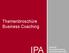 Themenbroschüre Business Coaching IPA. Personalentwicklung und Arbeitsorganisation
