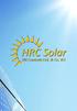 HRC-Solar Ihr Spezialist für Photovoltaik und Gebäudetechnik