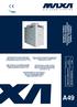 FREE-COOLING AIR/WATER CHILLERS WITH AXIAL FANS AND SCROLL COMPRESSORS FROM 52 kw TO 171 kw