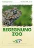 Zoopädagogik aktuell Dezember 2008 Nr. 22. Begegnung ZOO ISSN 0949 8362