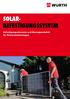 Solar- Befestigungselemente und Montagezubehör für Photovoltaikanlagen