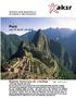 Perú vom 15. bis 27. Juli 2016