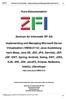 Kurs-Dokumentation. Zentrum für Informatik ZFI AG