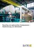 Recycling von gebrauchten Katalysatoren Reaktivierung von Aktivkohle