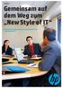 Broschüre Gemeinsam auf dem Weg zum New Style of IT. HP PartnerOne Programm für das Geschäftsjahr 2015 1. November 2014