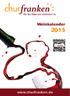 Weinkalender 2015. www.churfranken.de