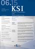 KSI. Krisen-, Sanierungsund. Insolvenzberatung Wirtschaft Recht Steuern. 11. Jahrgang November/Dezember 2015 Seiten 241 288. www.ksidigital.