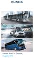 Daimler Buses im Überblick. Ausgabe 2015.
