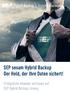 SEP sesam Hybrid Backup Der Held, der Ihre Daten sichert! Hybrid Backup & Disaster Recovery