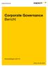 Corporate Governance Bericht