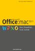 Microsoft Office:mac 2011