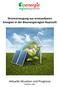 Stromerzeugung aus erneuerbaren Energien in der Bioenergieregion Bayreuth