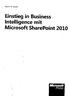 Einstieg in Business Intelligence mit Microsoft SharePoint 2010