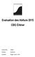 Evaluation des Abiturs 2015 CBG Erkner
