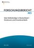 FORSCHUNGSBERICHT. Solo-Selbständige in Deutschland Strukturen und Erwerbsverläufe. Mai 2016 ISSN 0174-4992