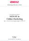Marketing & Business School. Nachdiplomstudium NDS HF in Online-Marketing dipl. Online-Marketingmanager/in NDS HF