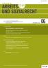 ARBEITS- UND SOZIALRECHT ZAS. Zeitschrift für. Betriebliches und Privates. www.manz.at/zas. Schwerpunktbeiträge