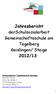 Jahresbericht derschulsozialarbeit Gemeinschaftsschule am Tegelberg Geislingen/ Steige 2012/13