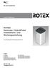 ROTEX Sanicube / HybridCube Installations- und Wartungsanleitung