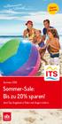 Sommer-Sale: Bis zu 20% sparen!