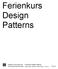 Ferienkurs Design Patterns