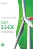 GE Power & Water Renewable Energy LEISTUNG TRIFFT EFFIZIENZ. GE s 3.2-130 DIE STARKE LÖSUNG FÜR SCHWACHWINDSTANDORTE. www.ge.