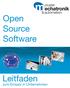 Open Source Software. Leitfaden. zum Einsatz in Unternehmen