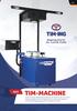 TIM-MACHINE. Biegemaschine für Alu- und PVC-Profile DEU