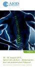 Programm. 29. 30. August 2013, Spine Cad Lab Kurs Wirbelsäulenkurs am anatomischen Präparat. Minimalinvasive Wirbelsäulenchirurgie, Hamburg